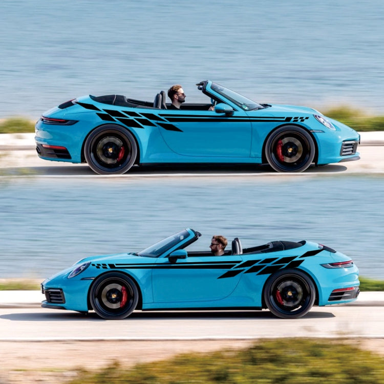 Car Styling Plaid Series PVC Sticker Auto Decorative Sticker (Black) - Decorative Sticker by PMC TechLife | Online Shopping South Africa | PMC TechLife | Buy Now Pay Later Mobicred