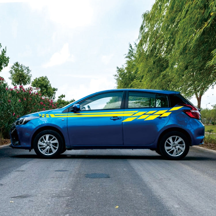 Car Styling Plaid Series PVC Sticker Auto Decorative Sticker (Yellow) - Decorative Sticker by PMC TechLife | Online Shopping South Africa | PMC TechLife | Buy Now Pay Later Mobicred