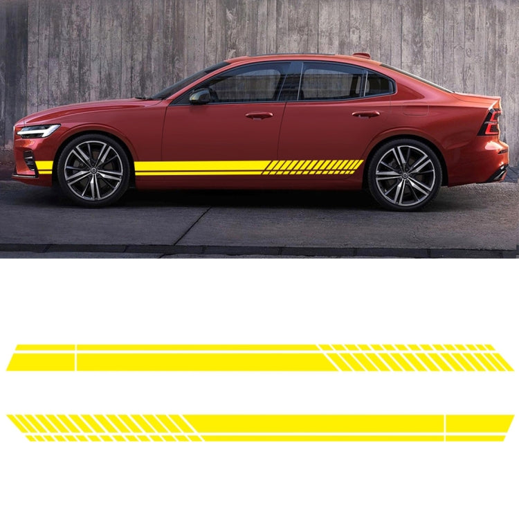 Car Styling Stripe PVC Sticker Auto Decorative Sticker (Yellow) - Decorative Sticker by PMC TechLife | Online Shopping South Africa | PMC TechLife | Buy Now Pay Later Mobicred