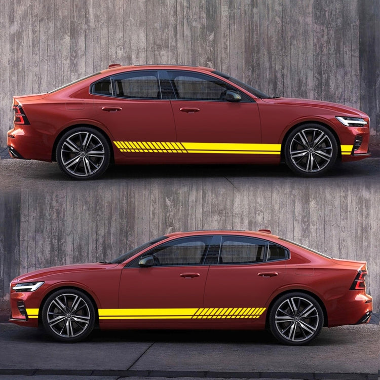 Car Styling Stripe PVC Sticker Auto Decorative Sticker (Yellow) - Decorative Sticker by PMC TechLife | Online Shopping South Africa | PMC TechLife | Buy Now Pay Later Mobicred