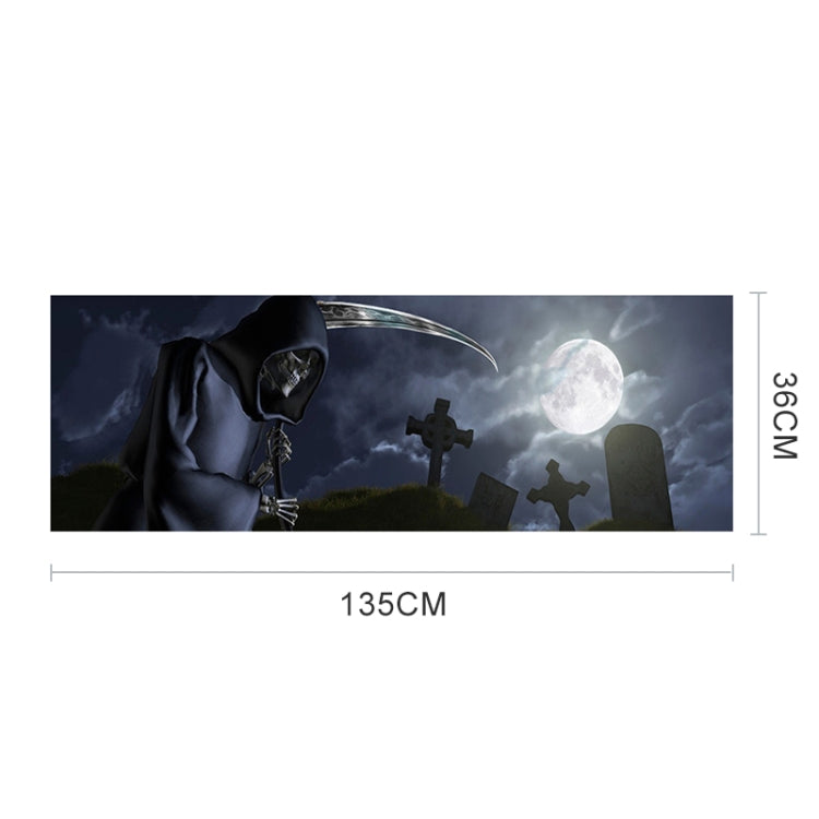 Death Cemetery Pattern Horror Series Car Rear Window Decorative Sticker, Size: 135 x 36cm - Decorative Sticker by PMC TechLife | Online Shopping South Africa | PMC TechLife | Buy Now Pay Later Mobicred
