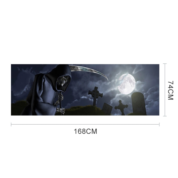 Death Cemetery Pattern Horror Series Car Rear Window Decorative Sticker, Size: 168 x 74cm - Decorative Sticker by PMC TechLife | Online Shopping South Africa | PMC TechLife | Buy Now Pay Later Mobicred