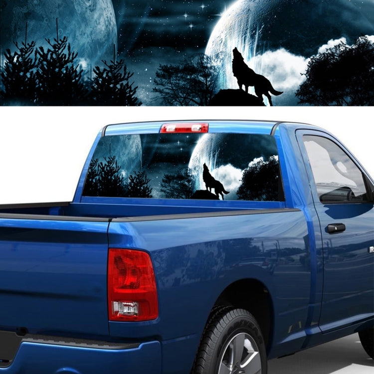 Wolverine Pattern Horror Series Car Rear Window Decorative Sticker, Size: 165 x 56cm - Decorative Sticker by PMC TechLife | Online Shopping South Africa | PMC TechLife | Buy Now Pay Later Mobicred