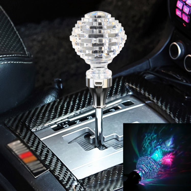 Universal Car Nest Shaped Crystal Gear Head Gear Shift Knob with Light - Shift Knob by PMC TechLife | Online Shopping South Africa | PMC TechLife | Buy Now Pay Later Mobicred