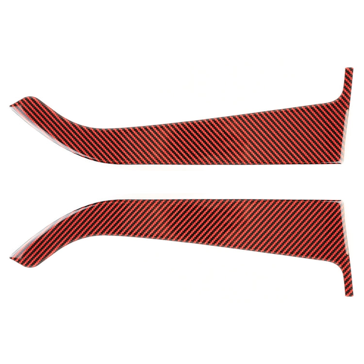 2 in 1 Car Carbon Fiber Door Panel Decorative Sticker for Ford Mustang 2015-2020 - Car Interior Mouldings by PMC Jewellery | Online Shopping South Africa | PMC Jewellery | Buy Now Pay Later Mobicred