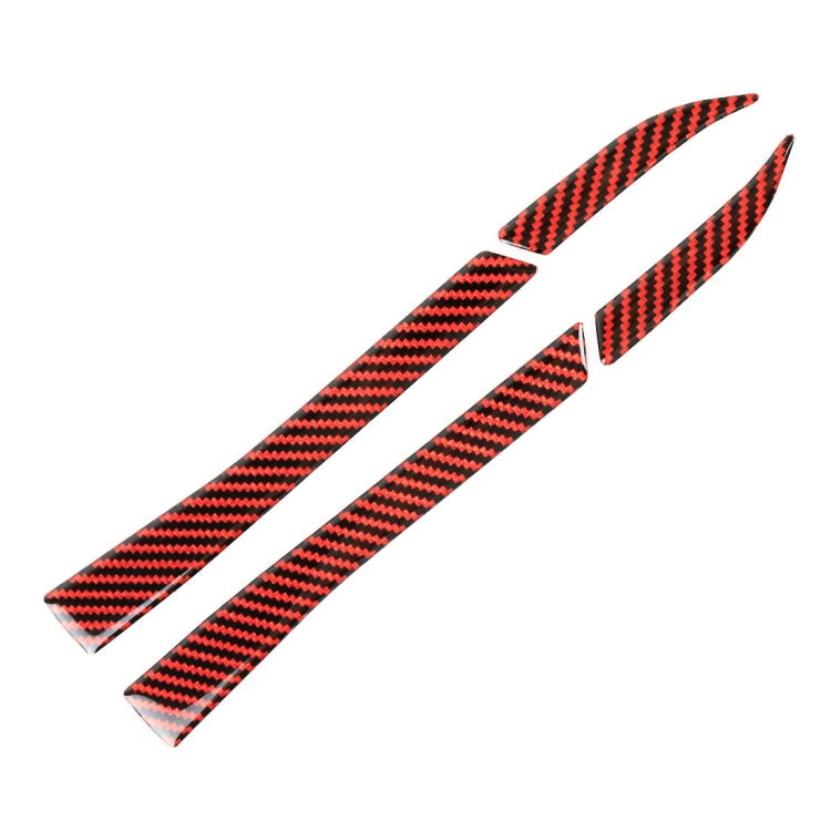 4 in 1 Car Carbon Fiber Rearview Mirror Decorative Sticker for Ford Mustang 2015-2020 - Car Interior Mouldings by PMC TechLife | Online Shopping South Africa | PMC TechLife | Buy Now Pay Later Mobicred