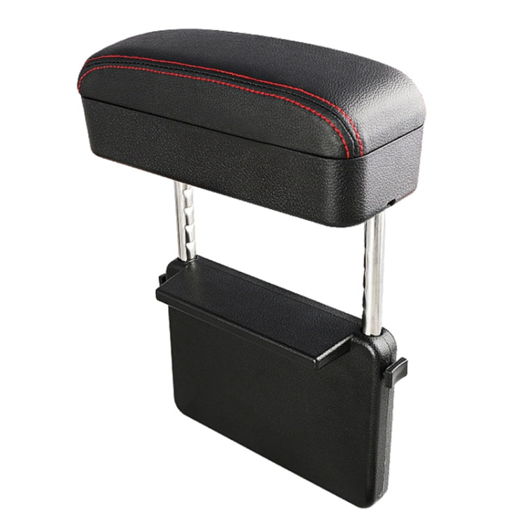 Universal Car PU Leather Wrapped Armrest Box Cushion Car Armrest Box Mat with Storage Box (Black Red) - Stowing Tidying by PMC TechLife | Online Shopping South Africa | PMC TechLife | Buy Now Pay Later Mobicred