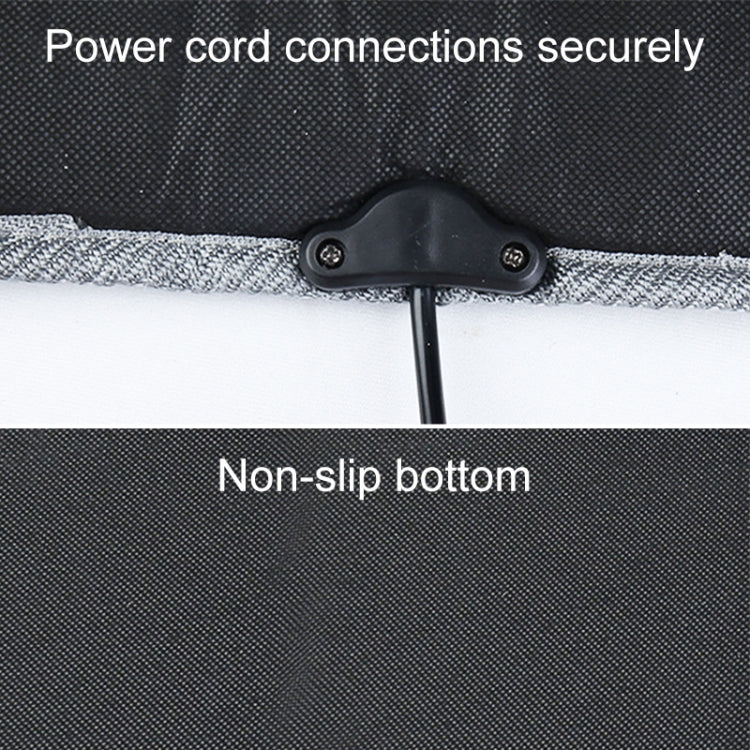 Car 12V Front Seat Heater Cushion Warmer Cover Winter Heated Warm, Single Seat (Beige) - Seat Accessories by PMC TechLife | Online Shopping South Africa | PMC TechLife | Buy Now Pay Later Mobicred