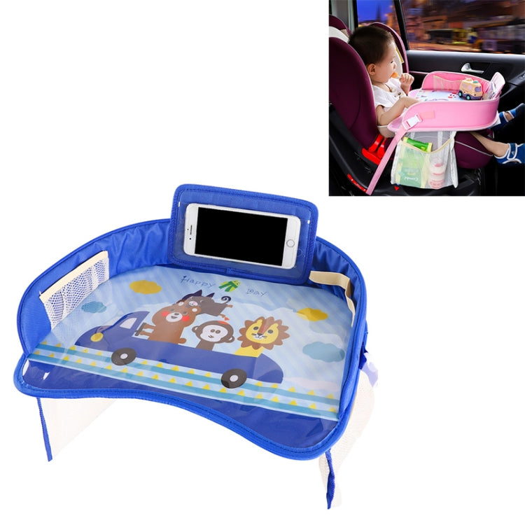 Children Waterproof Dining Table Toy Organizer Baby Safety Tray Tourist Painting Holder with Touch Screen Transparent Bag (Happy Travel) - Seat Accessories by PMC TechLife | Online Shopping South Africa | PMC TechLife | Buy Now Pay Later Mobicred