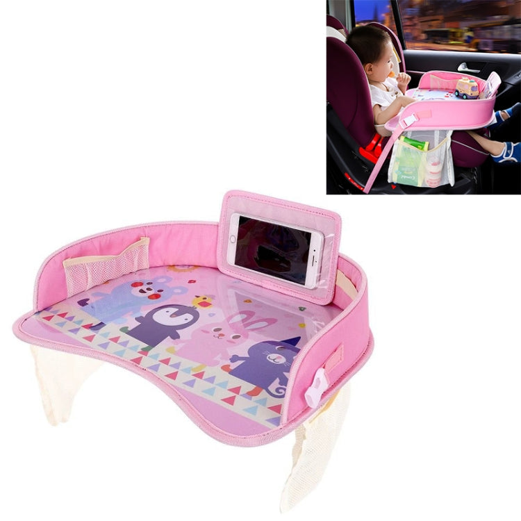 Children Waterproof Dining Table Toy Organizer Baby Safety Tray Tourist Painting Holder with Touch Screen Transparent Bag (Hand in Hand) - Seat Accessories by PMC TechLife | Online Shopping South Africa | PMC TechLife | Buy Now Pay Later Mobicred