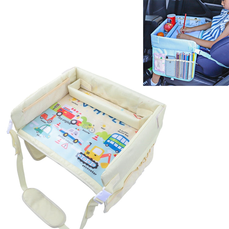 Children Waterproof Dining Table Toy Organizer Baby Safety Tray Tourist Painting Holder  (Car Family) - Seat Accessories by PMC TechLife | Online Shopping South Africa | PMC TechLife | Buy Now Pay Later Mobicred