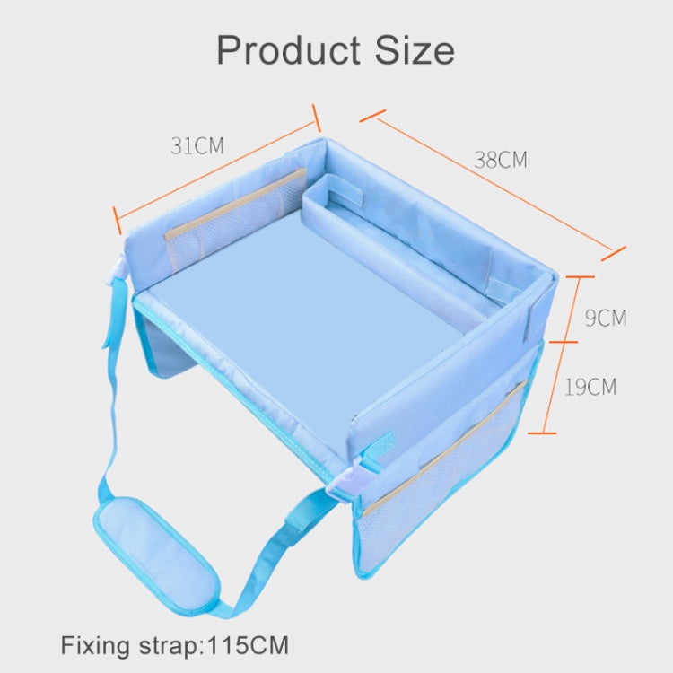 Children Waterproof Dining Table Toy Organizer Baby Safety Tray Tourist Painting Holder  (Pink Food) - Seat Accessories by PMC TechLife | Online Shopping South Africa | PMC TechLife | Buy Now Pay Later Mobicred