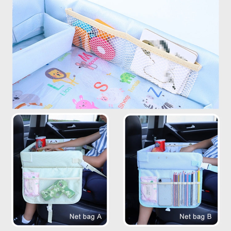 Children Waterproof Dining Table Toy Organizer Baby Safety Tray Tourist Painting Holder  (Pink Food) - Seat Accessories by PMC TechLife | Online Shopping South Africa | PMC TechLife | Buy Now Pay Later Mobicred