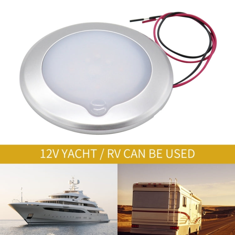 DC 9-30V 4.5W 3000-3300K IP67 Marine RV Dimmable 150mm LED Dome Light Ceiling Lamp, with Touch Control (White Light) - Marine Accessories & Parts by PMC TechLife | Online Shopping South Africa | PMC TechLife | Buy Now Pay Later Mobicred