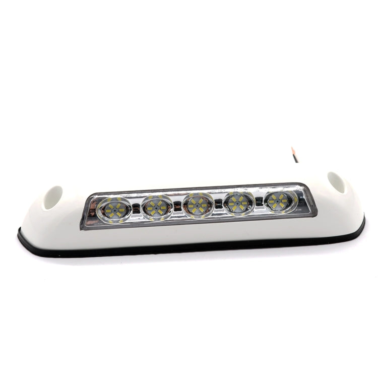 DC 12V 2.6W 6000K IP67 Marine RV Waterproof LED Stair Deck Dome Light Ceiling  Lamp, White Shell and Rubber Base - Marine Accessories & Parts by PMC TechLife | Online Shopping South Africa | PMC TechLife | Buy Now Pay Later Mobicred