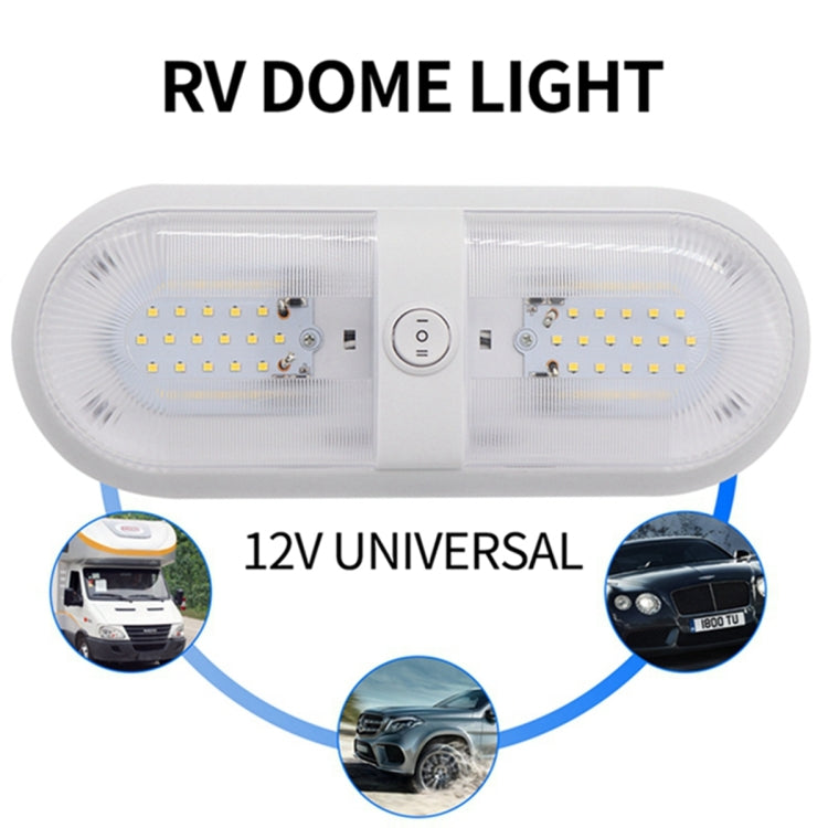 D4347 10-24V 6-7W 4000-4500K 560LM RV Yacht 48 PCS LED Lamps Dome Light Ceiling Lamp, with Independent Switch Control - Marine Accessories & Parts by PMC TechLife | Online Shopping South Africa | PMC TechLife | Buy Now Pay Later Mobicred