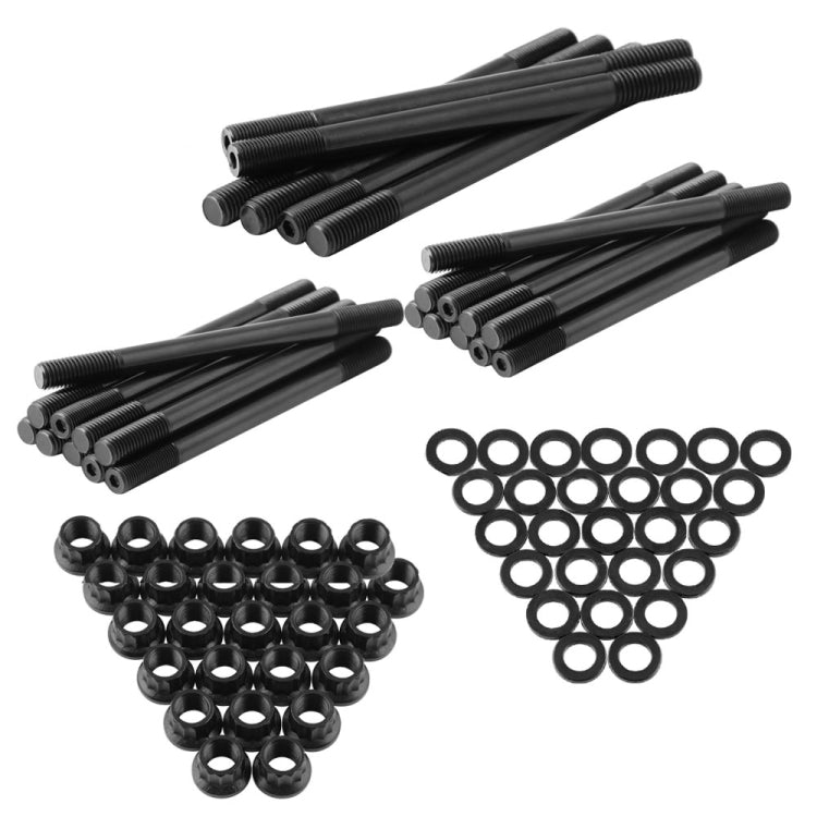 Car Cylinder Head Stud Kit for Dodge Cummins 24v Diesel 5.9L & 6.7L (1998-2018) (Black) - Air Intake System by PMC TechLife | Online Shopping South Africa | PMC TechLife | Buy Now Pay Later Mobicred
