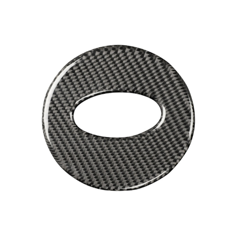 Car Carbon Fiber Steering Wheel Decorative Sticker for Subaru Forester 2016-2018, Left and Right Drive Universal (Black) - Car Interior Mouldings by PMC Jewellery | Online Shopping South Africa | PMC Jewellery | Buy Now Pay Later Mobicred