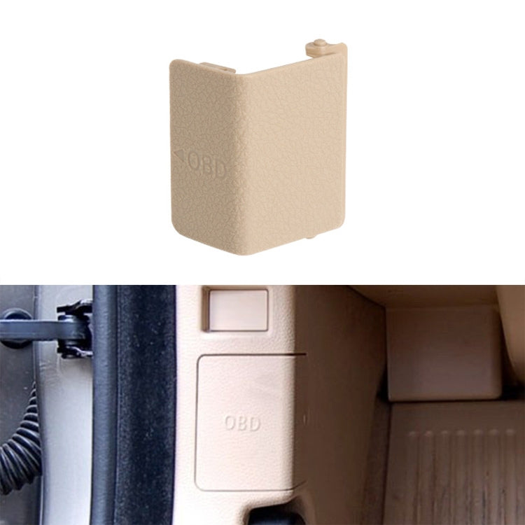 Car Diagnostic Plug Cover OBD Panel Decorative Cover 51437147538 for BMW F35 2012-2019 (Beige) - Car Interior Mouldings by PMC TechLife | Online Shopping South Africa | PMC TechLife | Buy Now Pay Later Mobicred