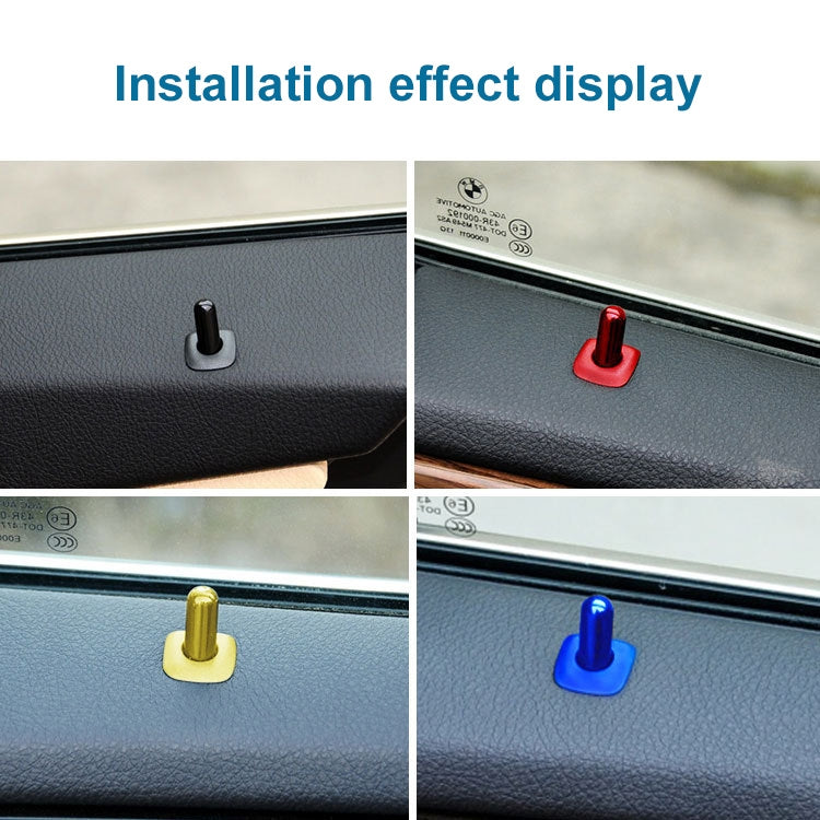 4 PCS Car Unlock Cover Door Bolt Door Handle for BMW X1 / X6(Gold) - Car Switches by PMC TechLife | Online Shopping South Africa | PMC TechLife | Buy Now Pay Later Mobicred