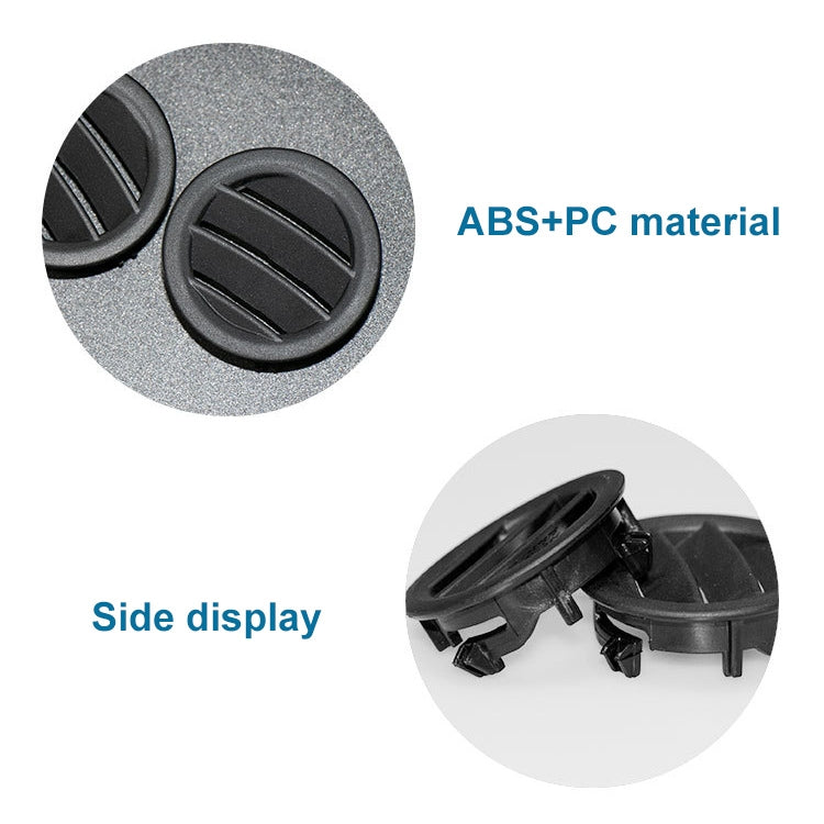 Car Right Side Dashboard Small Air Outlet Circular Air-conditioning Outlet for Mercedes-Benz C Class W204 (Brown) - Air Conditioning System by PMC TechLife | Online Shopping South Africa | PMC TechLife | Buy Now Pay Later Mobicred