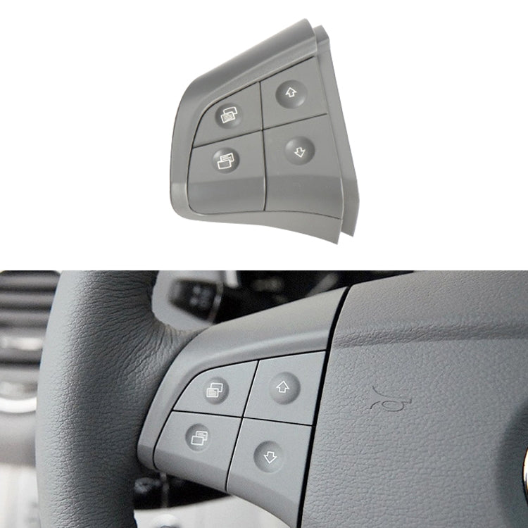 Car Left Side 4-button Steering Wheel Switch Buttons Panel 1648200010 for Mercedes-Benz W164, Left Driving (Grey) - Car Switches by PMC TechLife | Online Shopping South Africa | PMC TechLife | Buy Now Pay Later Mobicred