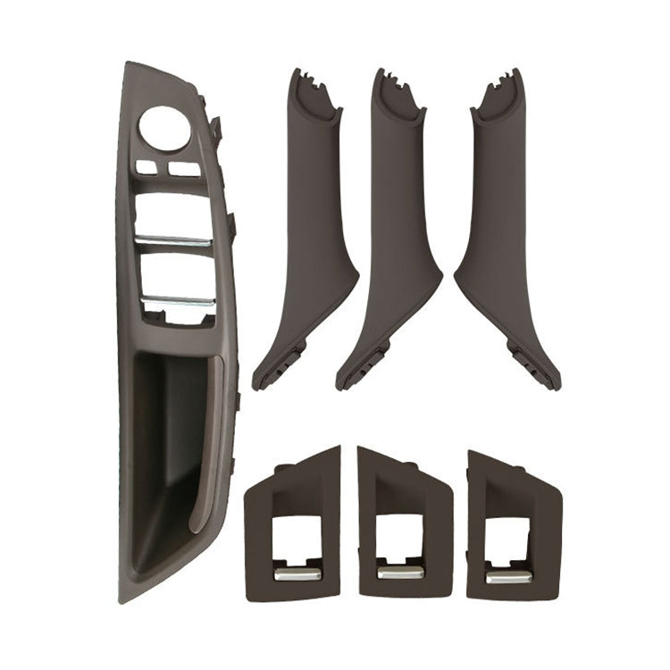 Car Imported Version Inside Doors Handle Pull Trim Cover 5141 7225 873 for BMW F10 F18, Left Driving (Dark Coffee) - Door Handles by PMC TechLife | Online Shopping South Africa | PMC TechLife | Buy Now Pay Later Mobicred