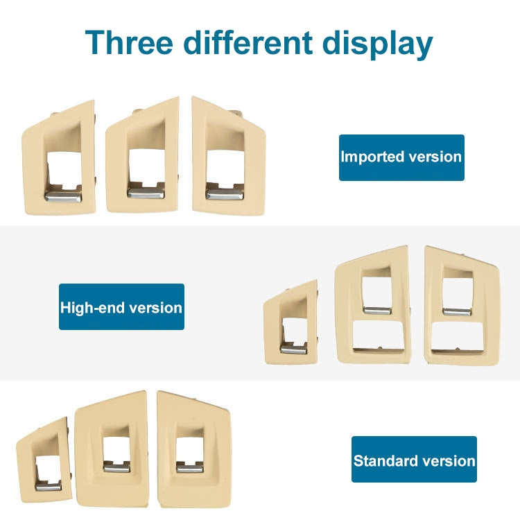 Car Imported Version Inside Doors Handle Pull Trim Cover 5141 7225 873 for BMW F10 F18, Left Driving (Wine Red) - Door Handles by PMC TechLife | Online Shopping South Africa | PMC TechLife | Buy Now Pay Later Mobicred