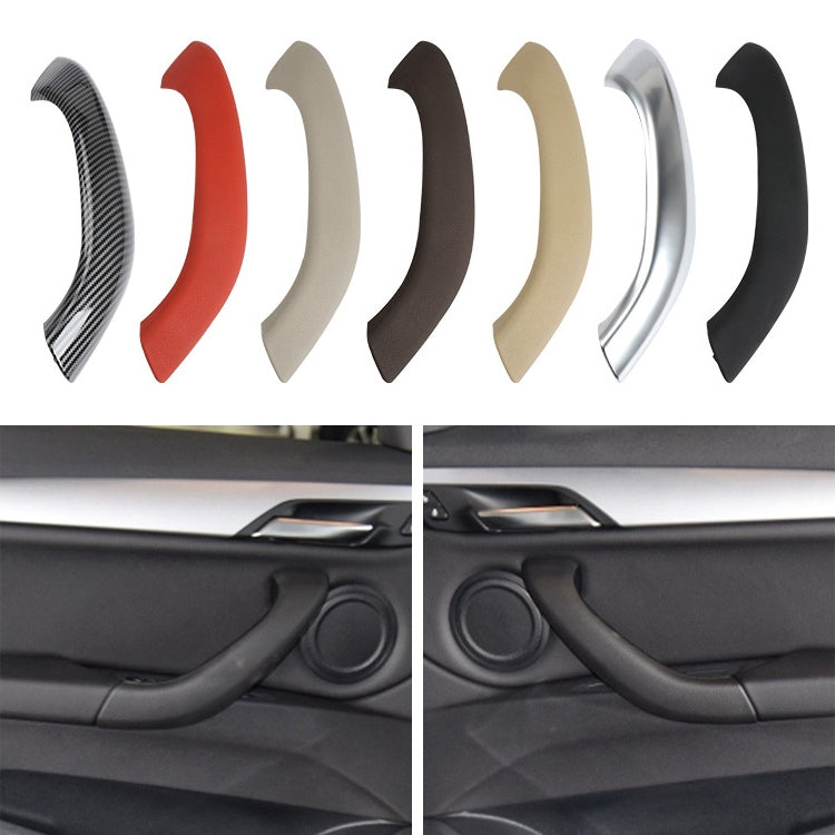 Car Left Side Inside Doors Handle Pull Trim Cover 51417417513 for BMW X1 2016-, Left Driving (Beige) - Door Handles by PMC TechLife | Online Shopping South Africa | PMC TechLife | Buy Now Pay Later Mobicred