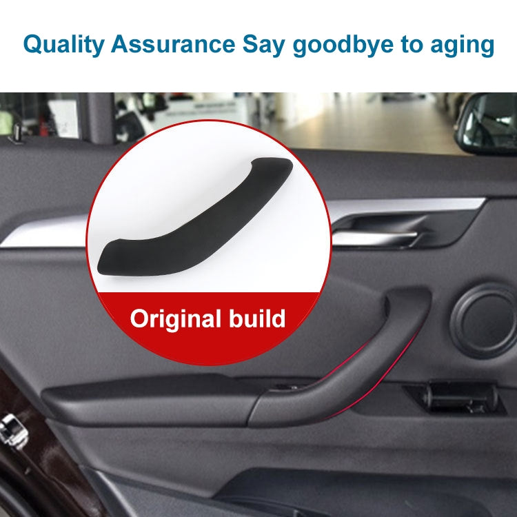 Car Left Side Inside Doors Handle Pull Trim Cover 51417417513 for BMW X1 2016-, Left Driving (Beige) - Door Handles by PMC TechLife | Online Shopping South Africa | PMC TechLife | Buy Now Pay Later Mobicred
