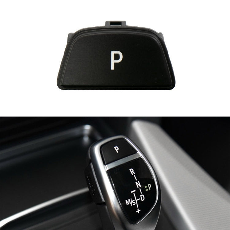 Car Gear Lever Auto Parking Button Letter P Cap for BMW X5 X6 2013-, Left Driving (Black) - Car Switches by PMC TechLife | Online Shopping South Africa | PMC TechLife | Buy Now Pay Later Mobicred