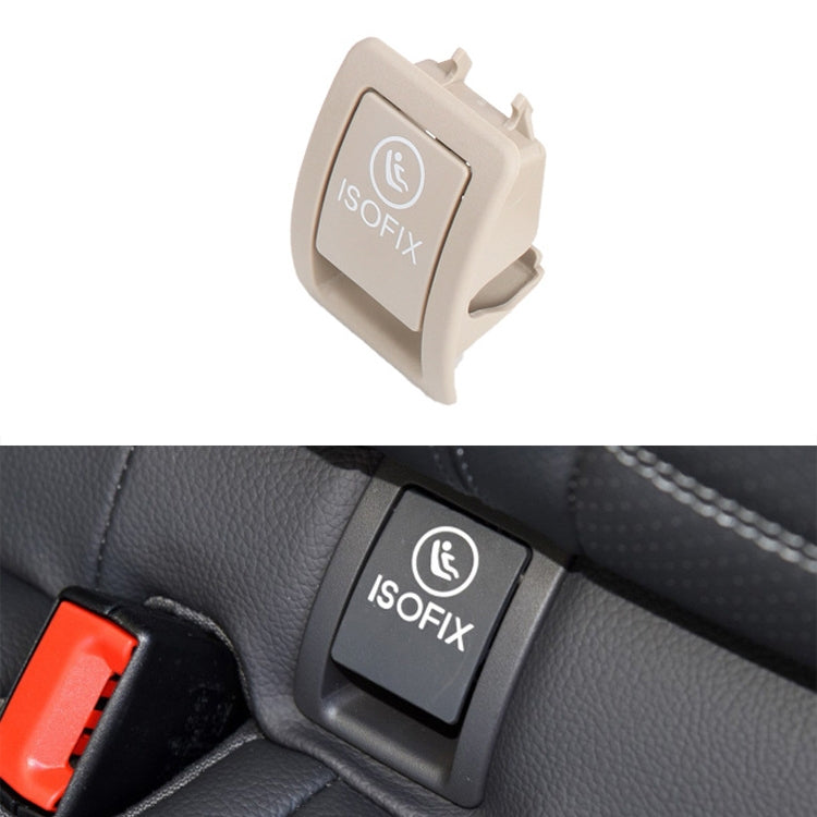 Car Rear Child ISOFIX Switch Seat Safety Cover 2059200513 for Mercedes-Benz W205 2015-2021, Left Driving (Beige) - free shipping - PMC TechLife - Order now!