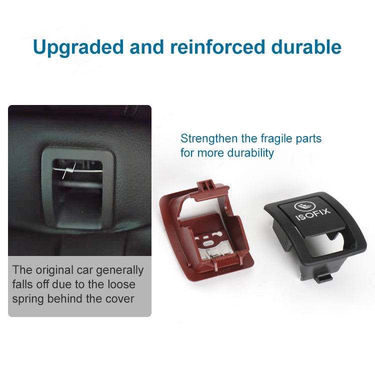 Car Rear Child ISOFIX Switch Seat Safety Cover 2059200513 for Mercedes-Benz W205 2015-2021, Left Driving (Beige) - free shipping - PMC TechLife - Order now!