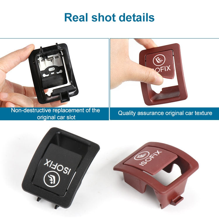 Car Rear Child ISOFIX Switch Seat Safety Cover 2059200513 for Mercedes-Benz W205 2015-2021, Left Driving (Beige) - free shipping - PMC TechLife - Order now!