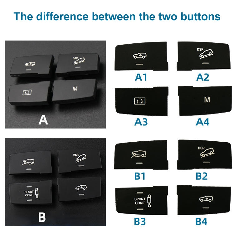 Car Model A3 Downhill Auxiliary Switch Shift Button for Mercedes-Benz GL GLE Class W166, Left Driving - Car Switches by PMC TechLife | Online Shopping South Africa | PMC TechLife | Buy Now Pay Later Mobicred