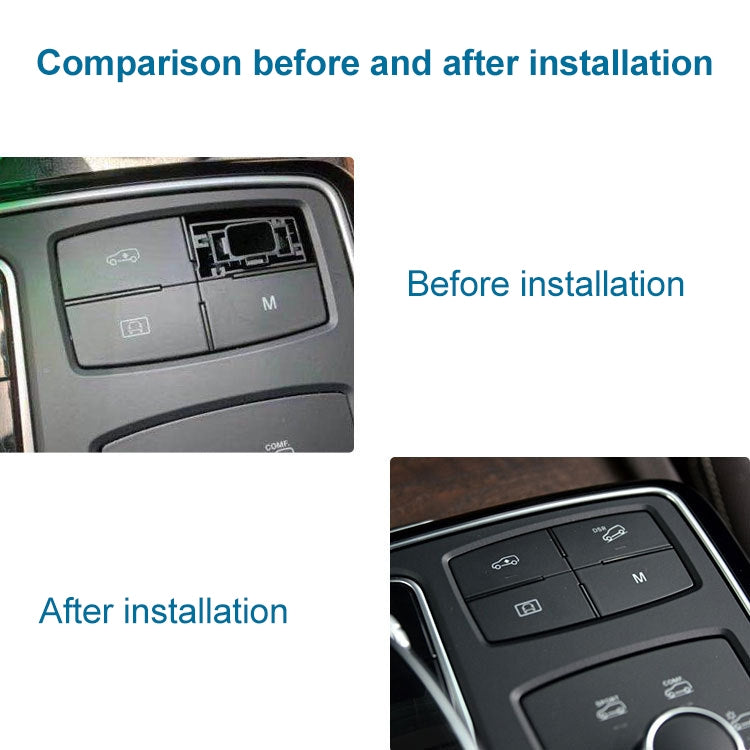 Car Model B1 Downhill Auxiliary Switch Shift Button for Mercedes-Benz GL GLE Class W166, Left Driving - Car Switches by PMC TechLife | Online Shopping South Africa | PMC TechLife | Buy Now Pay Later Mobicred