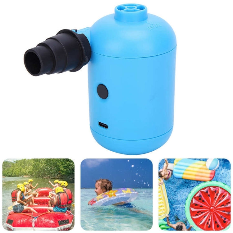 HT-426 USB Electric Air Pump for Rubber Boat Inflatable Bed (Blue) - Inflatable Pump by PMC TechLife | Online Shopping South Africa | PMC TechLife