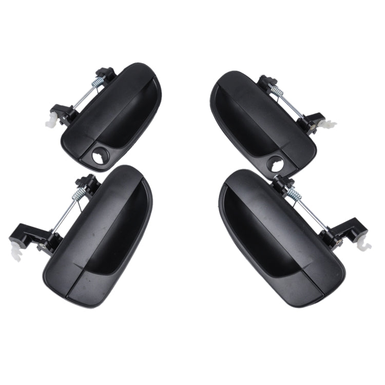 4 PCS Car Front Rear Left Right Outside Door Handles 82660-25000FR / 82650-25000FL / 83660-25000RR / 83650-25000RL for Hyundai Accent - Door Handles by PMC TechLife | Online Shopping South Africa | PMC TechLife | Buy Now Pay Later Mobicred