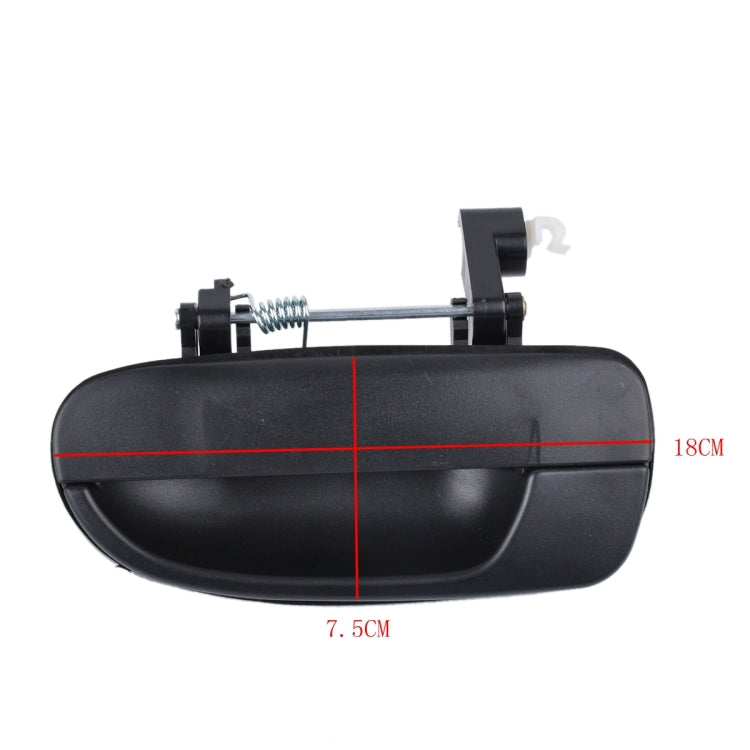 4 PCS Car Front Rear Left Right Outside Door Handles 82660-25000FR / 82650-25000FL / 83660-25000RR / 83650-25000RL for Hyundai Accent - Door Handles by PMC TechLife | Online Shopping South Africa | PMC TechLife | Buy Now Pay Later Mobicred