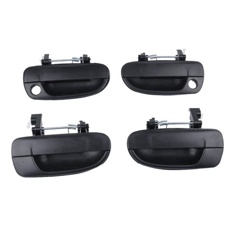 4 PCS Car Front Rear Left Right Outside Door Handles 82660-25000FR / 82650-25000FL / 83660-25000RR / 83650-25000RL for Hyundai Accent - Door Handles by PMC TechLife | Online Shopping South Africa | PMC TechLife | Buy Now Pay Later Mobicred