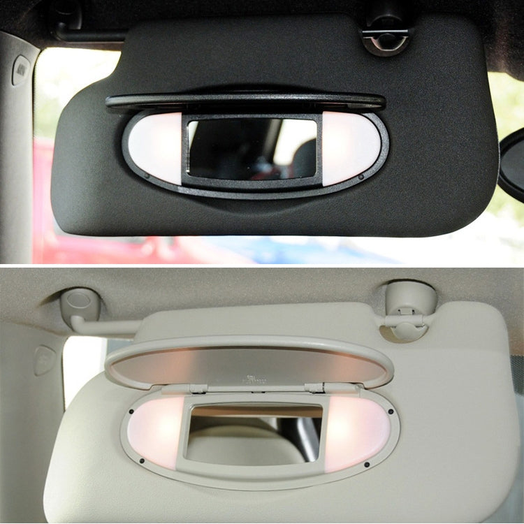 Car Sunshade Makeup Mirror Sun Visor for BMW mini R50R56, Left Driving (Beige) - Sunglasses & Glasses Clips by PMC TechLife | Online Shopping South Africa | PMC TechLife | Buy Now Pay Later Mobicred