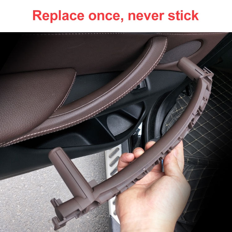 Car Left Side Inside Doors Handle Pull Trim Cover for BMW X5 / X6, Left Driving (Orange) - Door Handles by PMC TechLife | Online Shopping South Africa | PMC TechLife | Buy Now Pay Later Mobicred