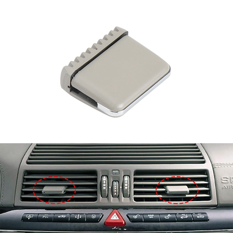 Car Left and Right Side Air Conditioning Exhaust Switch Paddle for Mercedes-Benz S Class W220 1998-2005, Left Driving (Grey) - Air Conditioning System by PMC TechLife | Online Shopping South Africa | PMC TechLife | Buy Now Pay Later Mobicred