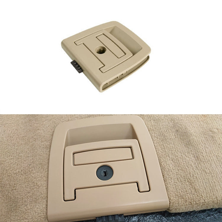 Car Rear Trunk Mat Carpet Handle with Hole 51479120283 for BMW X5 / X6 2006-2013, Left Driving (Beige) - Car Switches by PMC TechLife | Online Shopping South Africa | PMC TechLife | Buy Now Pay Later Mobicred