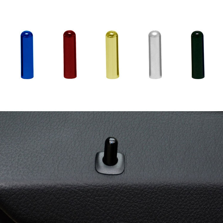 4 in 1 Car Door Latch Pin Door Screw Knob Cap Cover Trim for BMW F10, Left Driving (Blue) - Others by PMC TechLife | Online Shopping South Africa | PMC TechLife | Buy Now Pay Later Mobicred