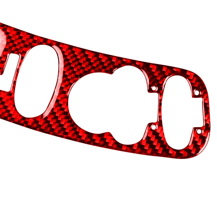 2 in 1 Car Carbon Fiber Door Control Panel Memory Seat Sticker Set for Chevrolet Corvette C5 1998-2004, Left Drive (Red) - Car Interior Mouldings by PMC TechLife | Online Shopping South Africa | PMC TechLife | Buy Now Pay Later Mobicred