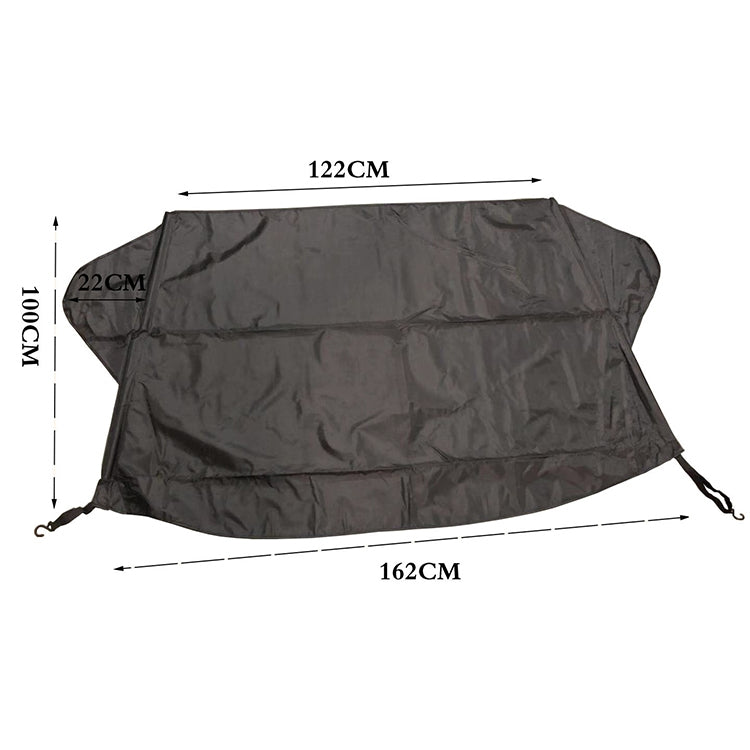 Car Folding Sunshade Front Gear Oxford Cloth Brace Snow Cover, Size: 162cm x 100cm - Aluminum Film PEVA by PMC Jewellery | Online Shopping South Africa | PMC Jewellery | Buy Now Pay Later Mobicred