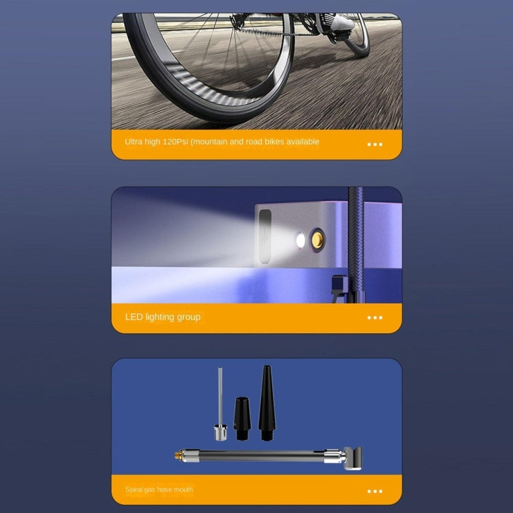 7.4V Wired Portable Car Tire Air Pump - Inflatable Pump by PMC TechLife | Online Shopping South Africa | PMC TechLife