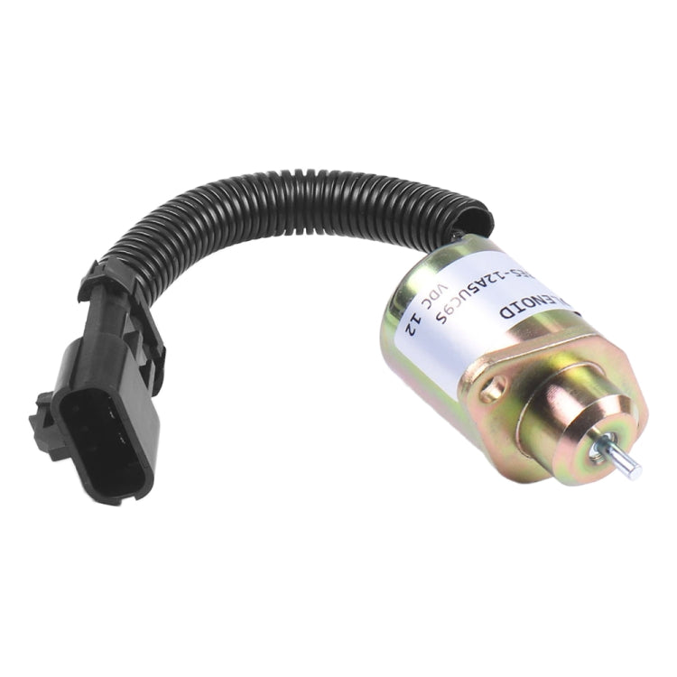 Excavator Fuel Shutdown Shut Off Solenoid Valve for Kubota V1505 R90 1503ES-12A5UC9S - Engine Fittings by PMC TechLife | Online Shopping South Africa | PMC TechLife | Buy Now Pay Later Mobicred