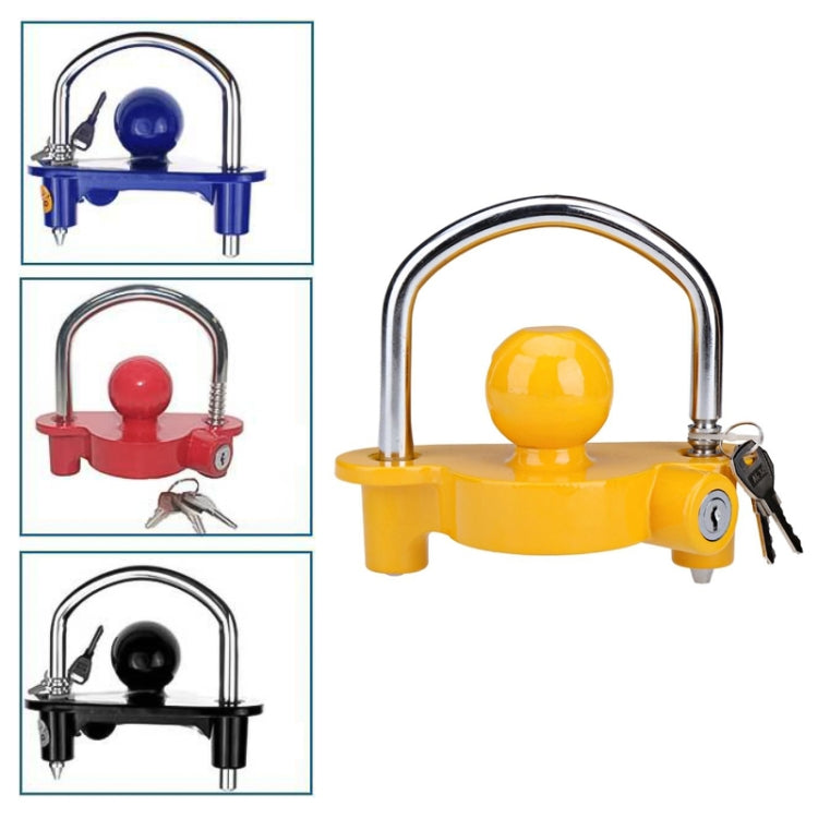 Universal Trailer Ball Hitch Coupler Lock Adjustable Trailer U Shape Coupling Lock, Random Color Delivery - Locks & Hasps by PMC TechLife | Online Shopping South Africa | PMC TechLife | Buy Now Pay Later Mobicred